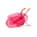 Palma Feather Fascinator-Pink-Onesize