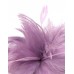 Benita Feather Fascinator-Purple-Onesize