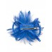 Lacy Feather Fascinator-Blue-Onesize