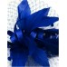 Gail Feather Fascinator-Blue-Onesize