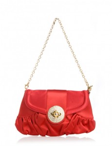 Lisbeth Clutch Bag-Red-FIts All