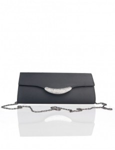 Ella Clutch Bag-Black